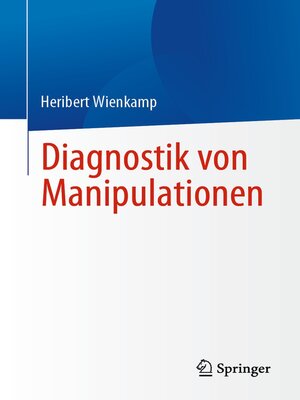 cover image of Diagnostik von Manipulationen
